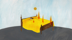 A sleeping fire still002